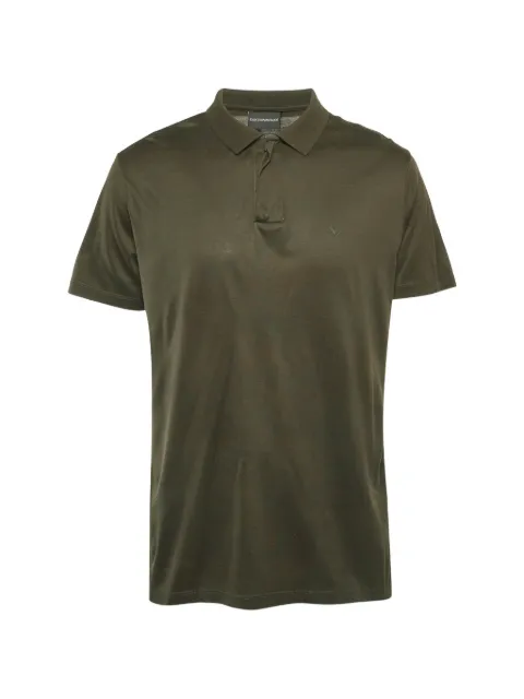 Emporio Armani Pre-Owned playera tipo polo con cierre