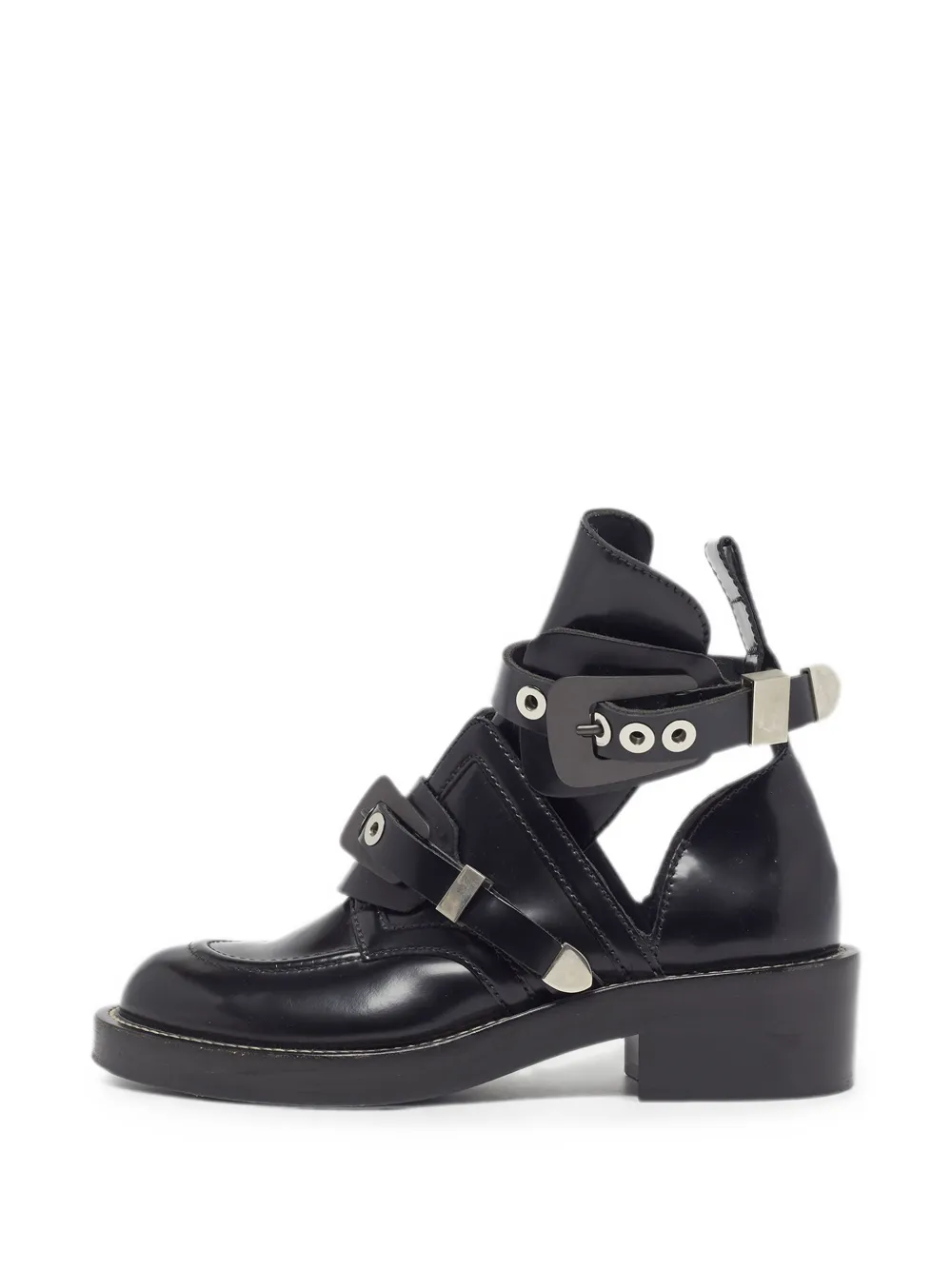 Balenciaga Pre-Owned Ceinture buckled boots - Nero