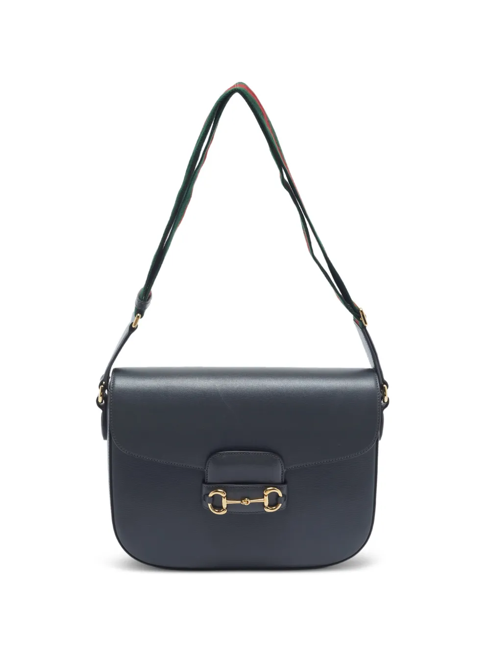 Gucci Pre-Owned Horsebit 1955 leather shoulder bag - Grigio