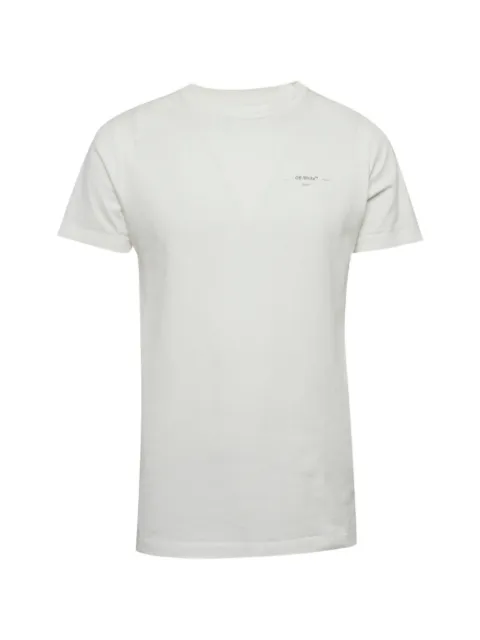 Off-White Pre-Owned logo-print crew-neck T-shirt