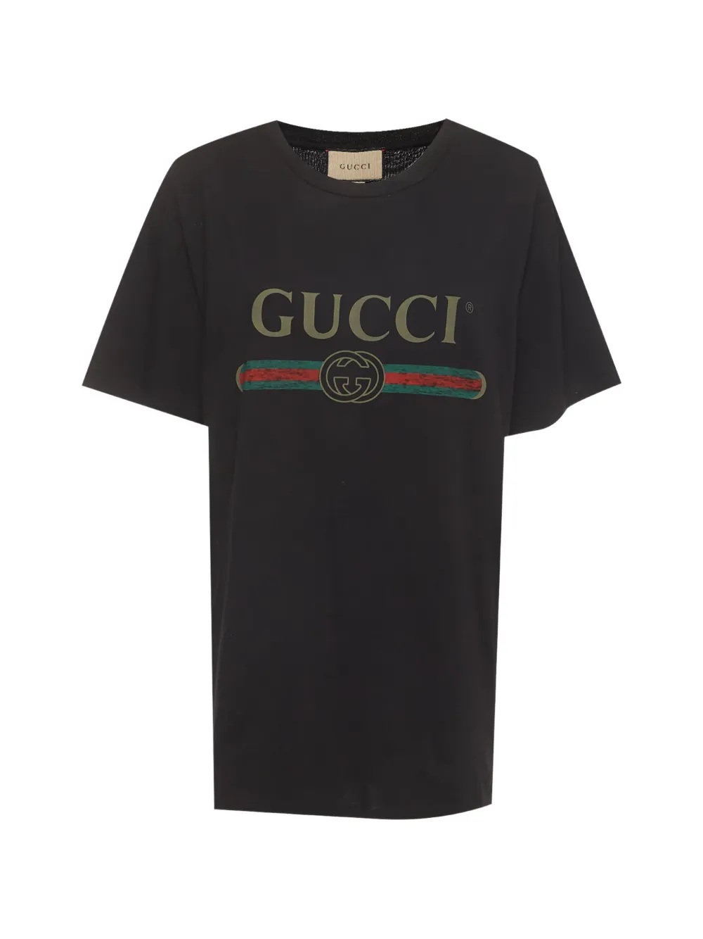 Gucci Pre-Owned logo-print short-sleeve T-shirt - Nero