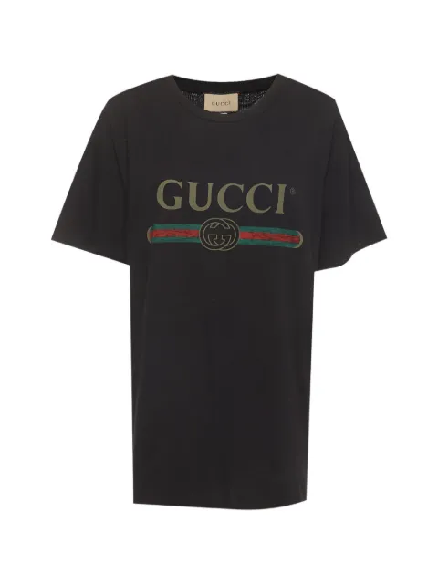 Gucci Pre-Owned logo-print short-sleeve T-shirt