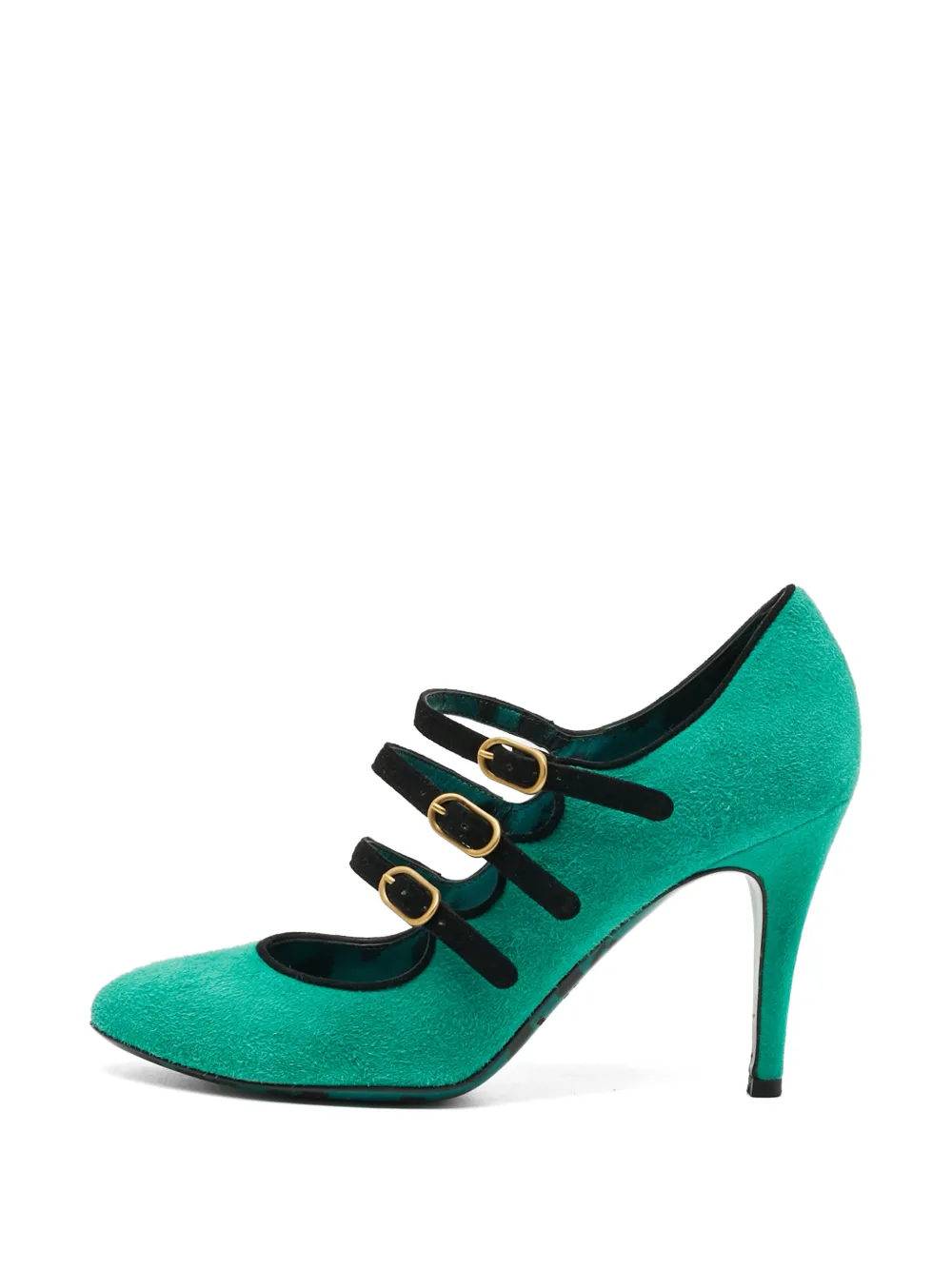 Dolce & Gabbana Pre-Owned buckled Mary Jane pumps - Grün