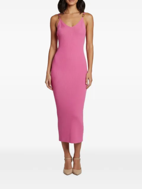 Versace Pre-Owned ribbed midi dress