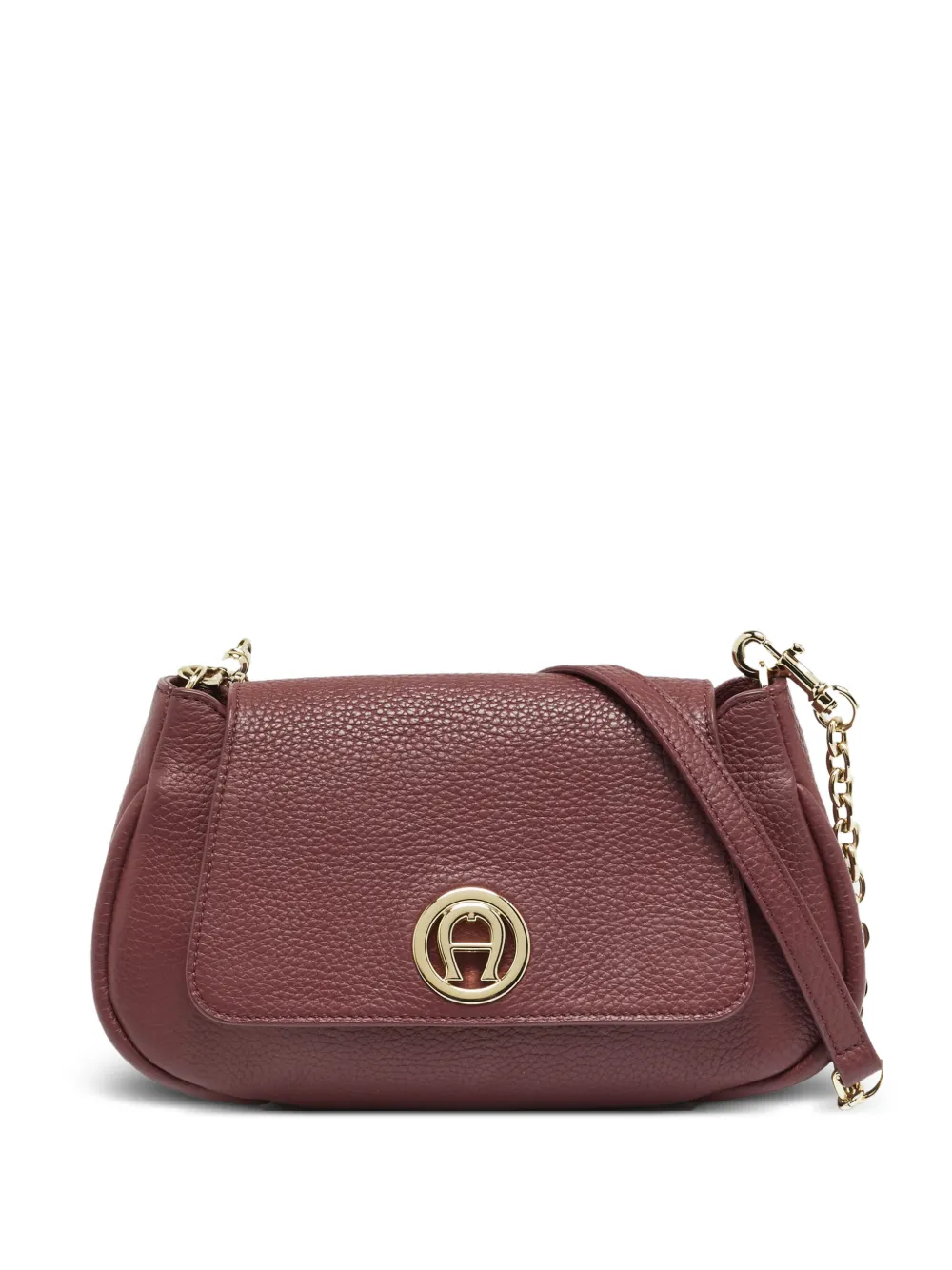 Aigner Vintage flap-top shoulder bag - Rosso