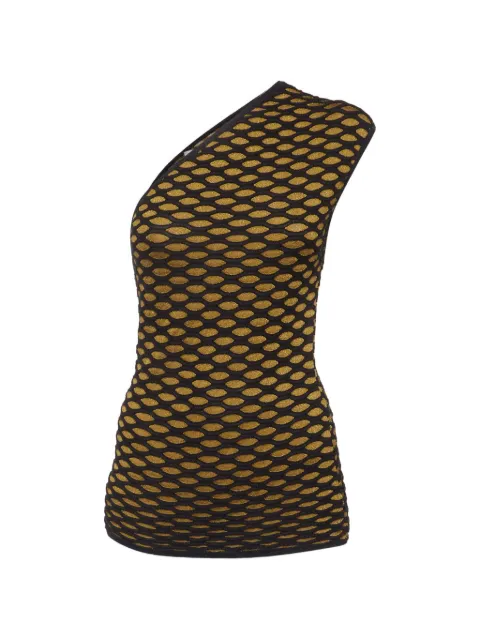 Missoni Pre-Owned jacquard knit one-shoulder blouse