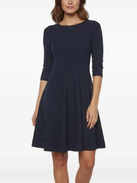 424 stretch-knit flared dress