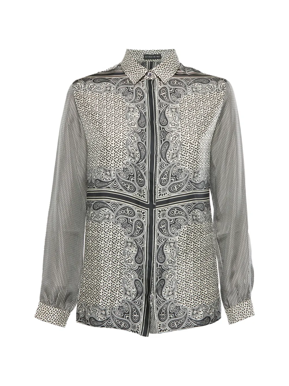 Etro Pre-Owned paisley-print silk shirt - Nero