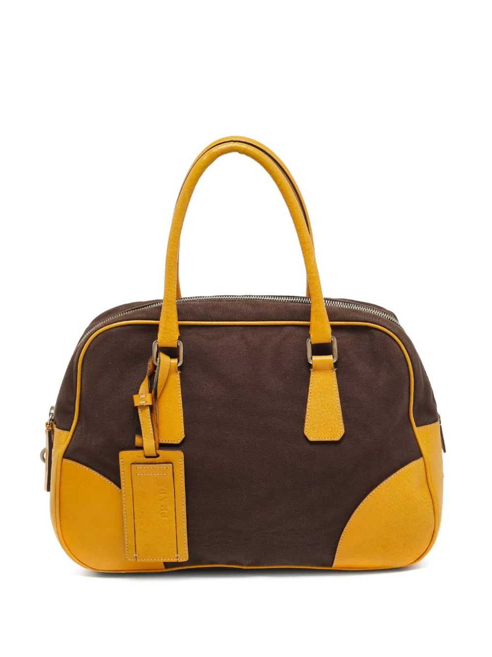 Prada Pre-Owned Borsa tote bowler - Marrone