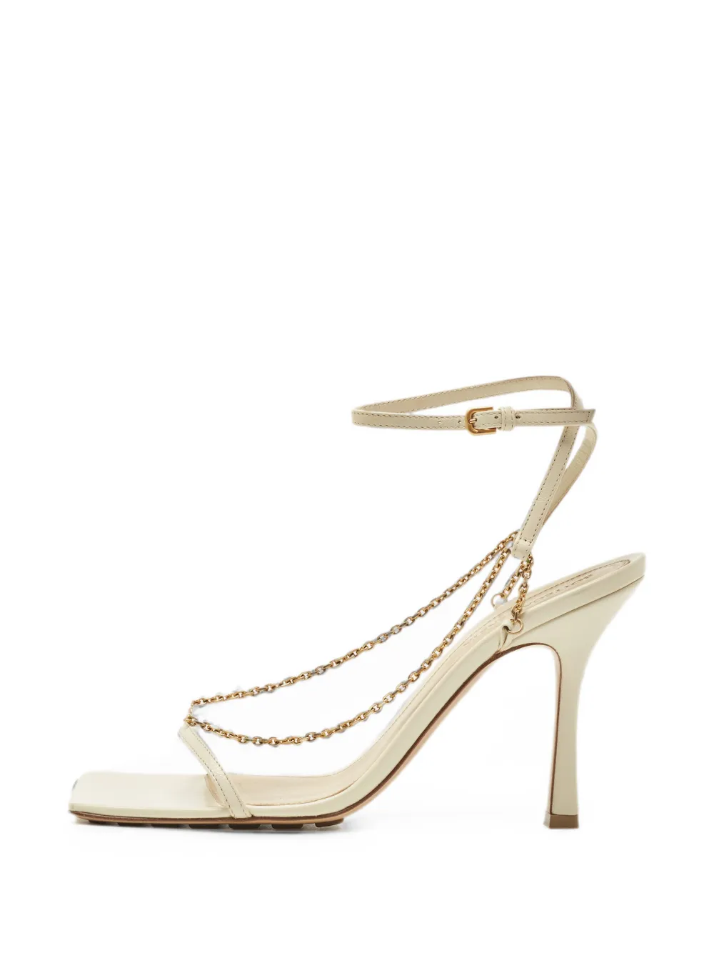 Bottega Veneta Pre-Owned chain ankle-strap sandals - Toni neutri