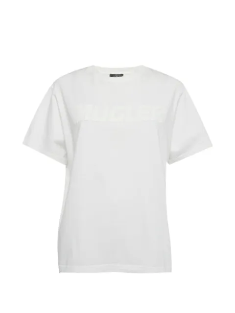 Thierry Mugler Pre-Owned logo appliqué T-shirt