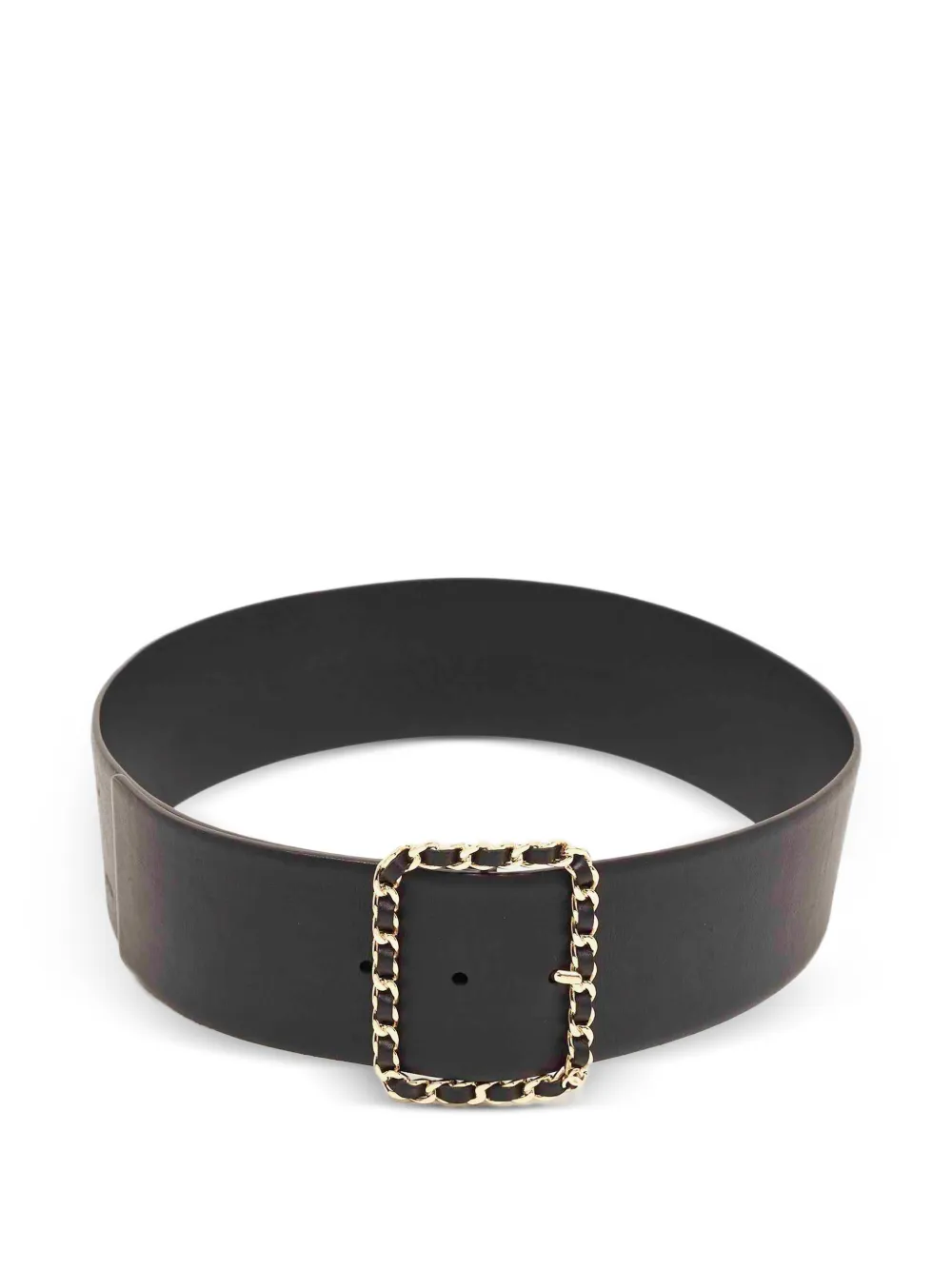 CHANEL Pre-Owned chain-link buckle belt - Nero