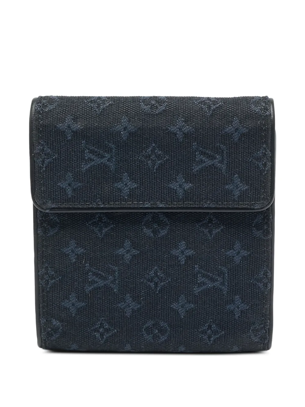 Louis Vuitton Pre-Owned Monogram Mini Lin compact wallet - Blu
