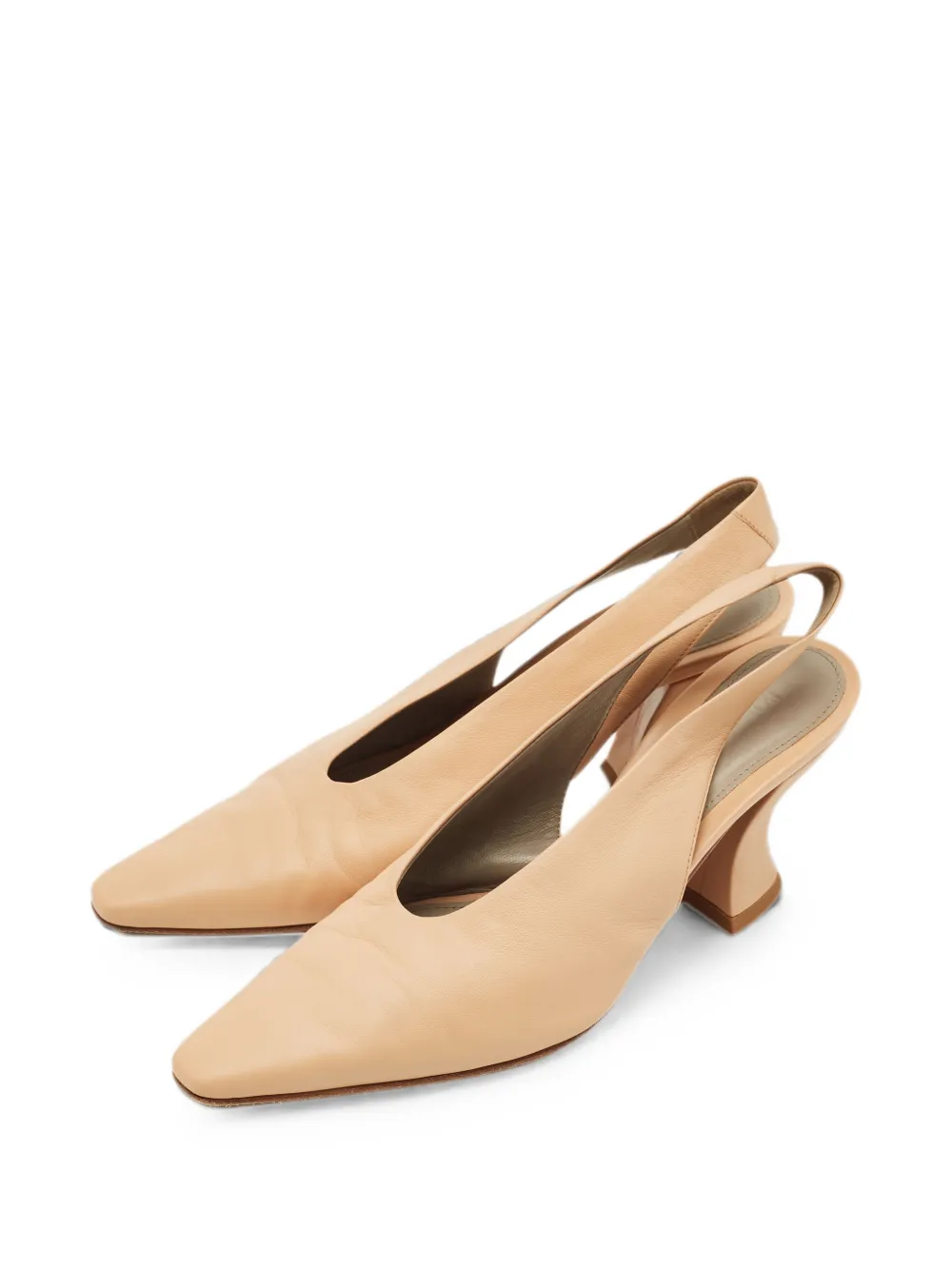 Bottega Veneta Pre-Owned pointed-toe slingback pumps - Toni neutri