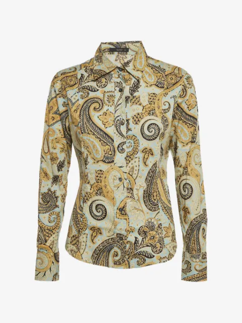 Etro Pre-Owned chemise boutonnée à motif cachemire
