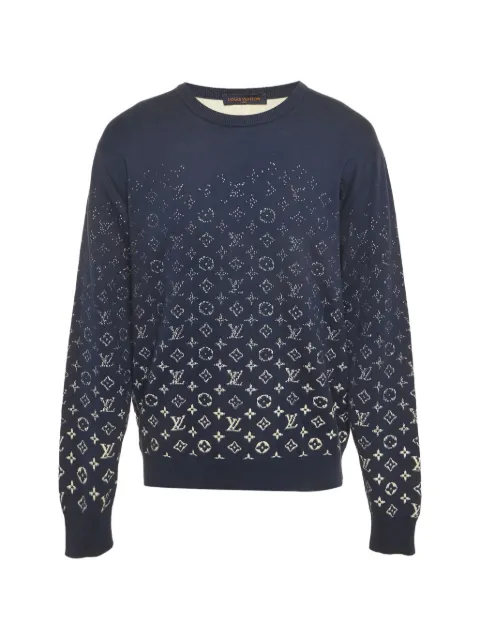 Louis Vuitton Pre-Owned suéter con monograma