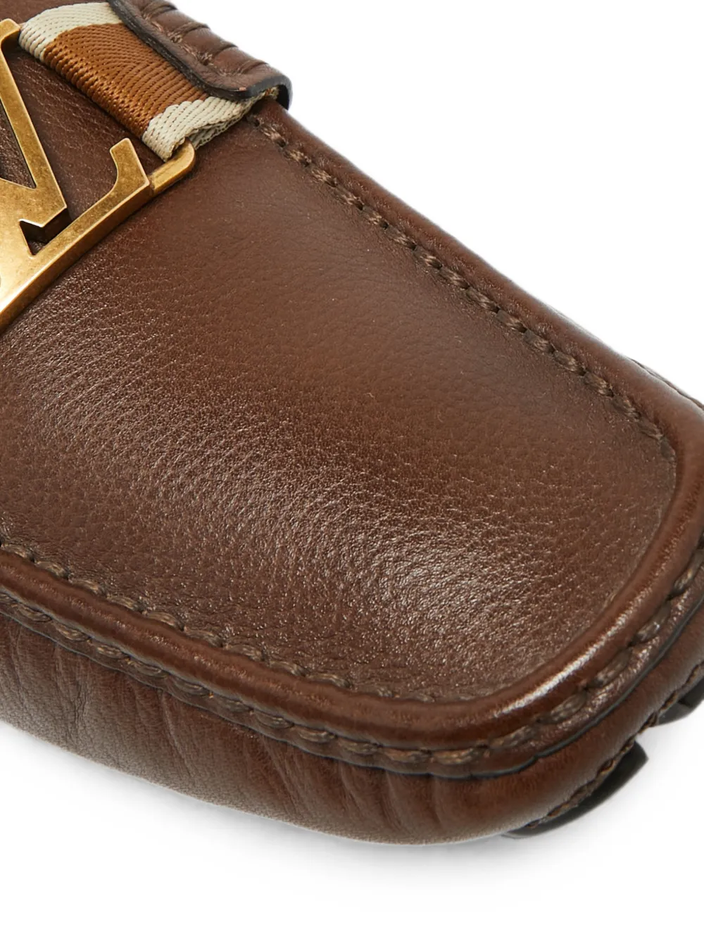 Louis Vuitton Pre-Owned Monte Carlo ローファー | ブラウン
