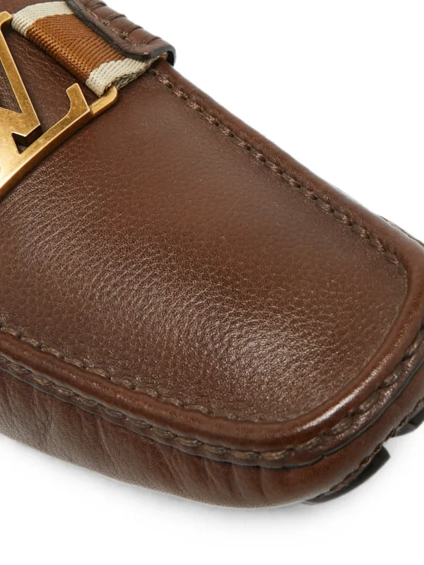 Louis Vuitton Pre-Owned Monte Carlo ローファー | ブラウン