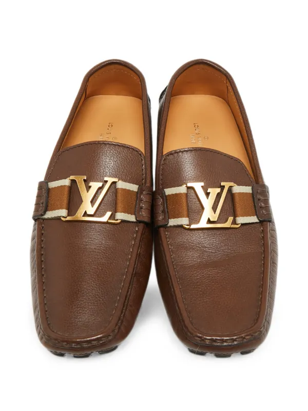 Louis Vuitton Pre-Owned Monte Carlo ローファー | ブラウン