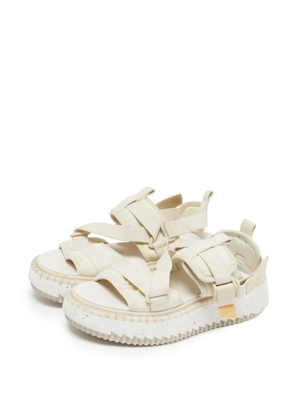 Chloé Pre-Owned Lilli platform sandals - Nude