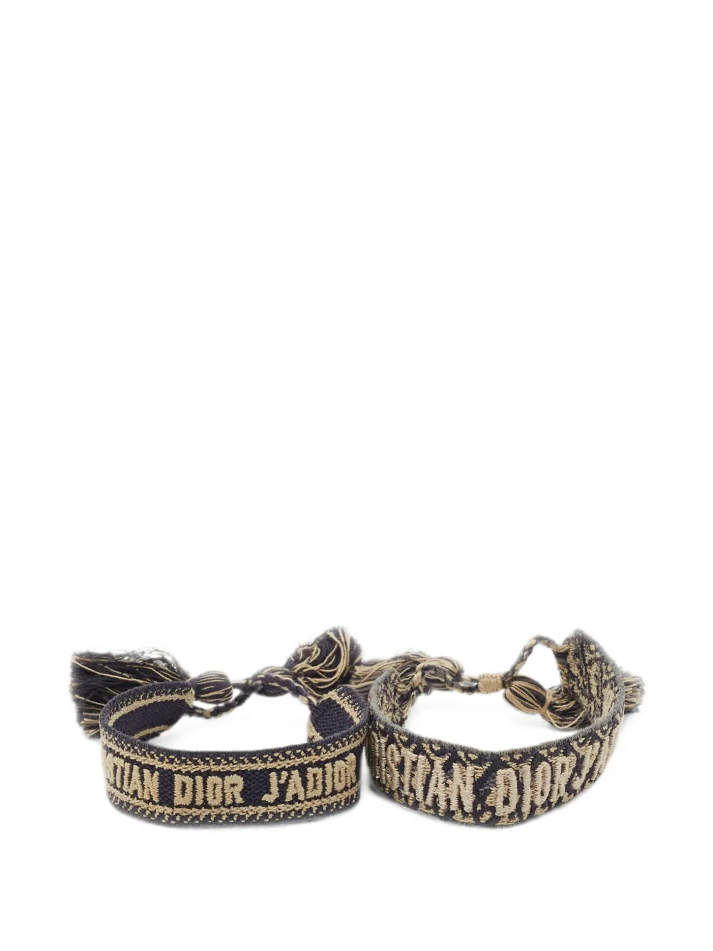 Christian Dior Pre-Owned Gewebte J'Adior Armbänder (2er-Set) - Blau