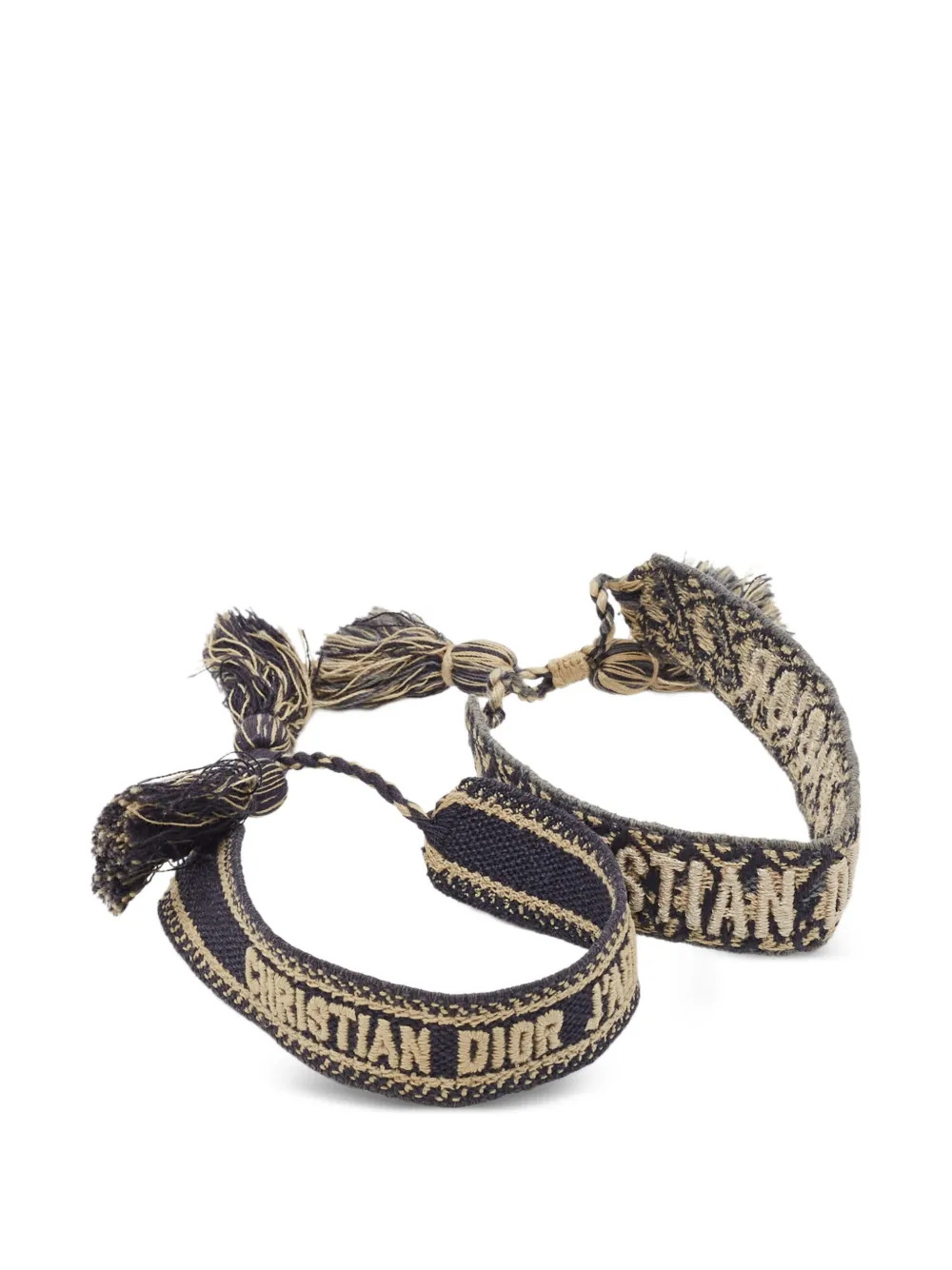 Christian Dior Pre-Owned J'Adior Woven Bracelets (set Of two