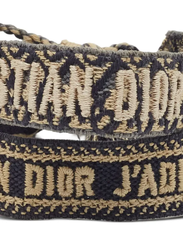 Christian Dior Pre-Owned J'Adior Woven Bracelets (set Of two