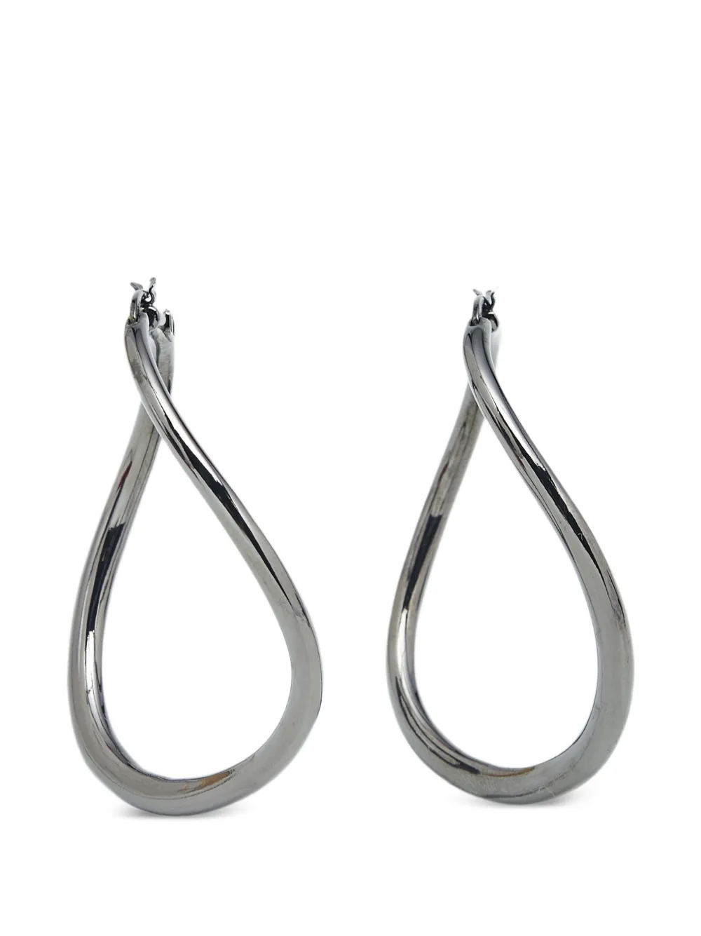 Valentino Garavani Pre-Owned hoop earrings - Argento