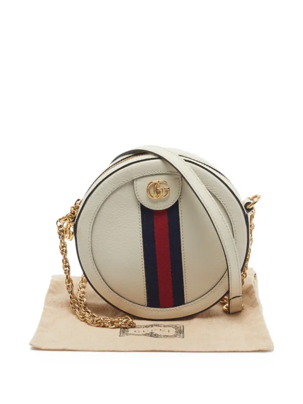 Gucci Pre-Owned オフィディア ラウンド レザーショルダーバッグ 