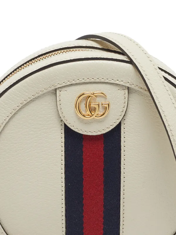 Gucci Pre-Owned オフィディア ラウンド レザーショルダーバッグ 