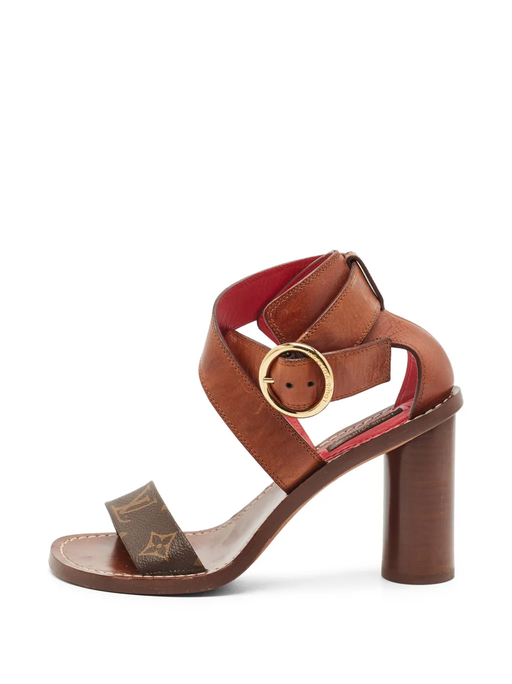 Louis Vuitton Pre-Owned Ocean Drive heeled sandals - Marrone