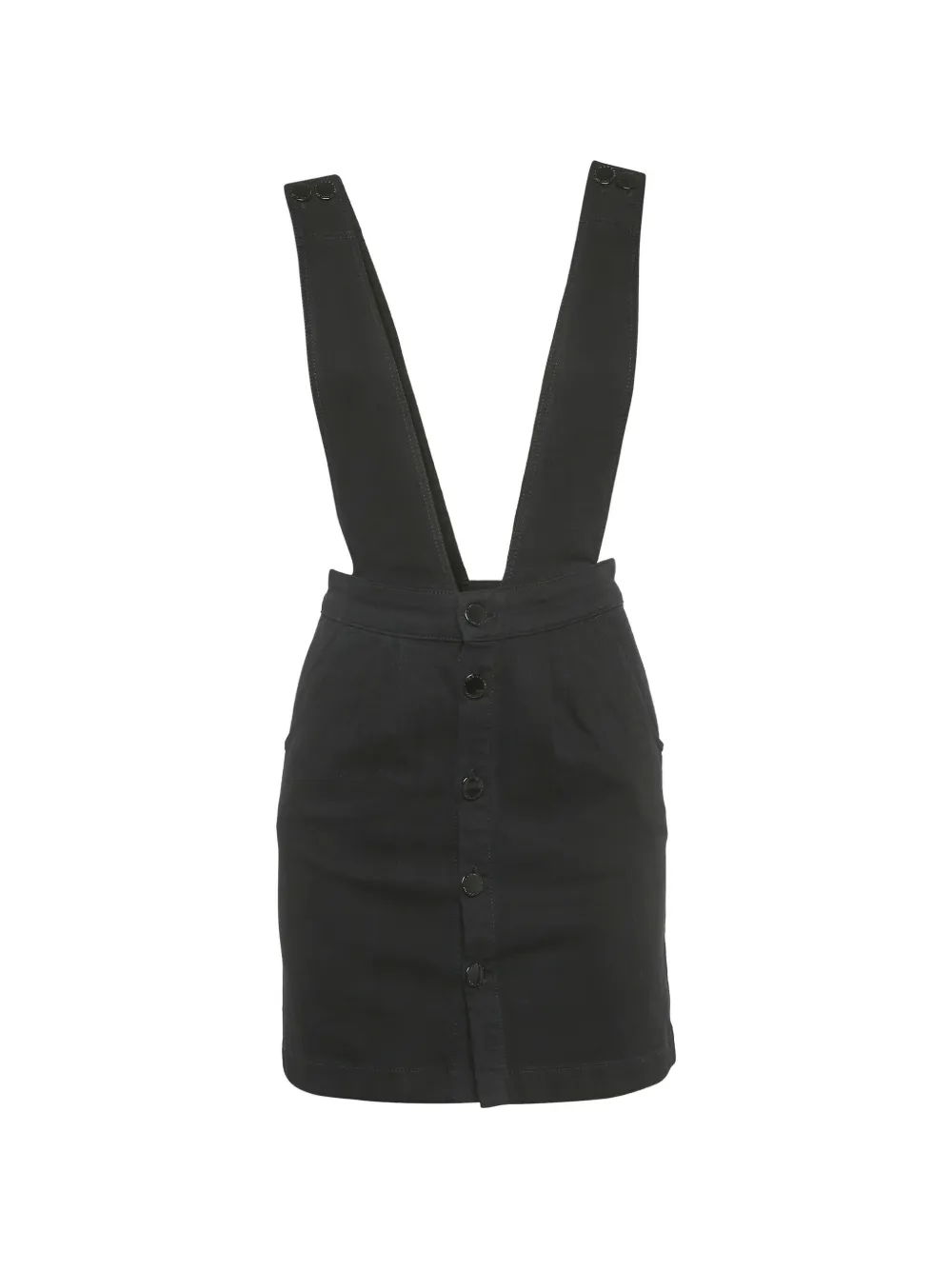 Maje Ritana strap-detail mini skirt - Nero