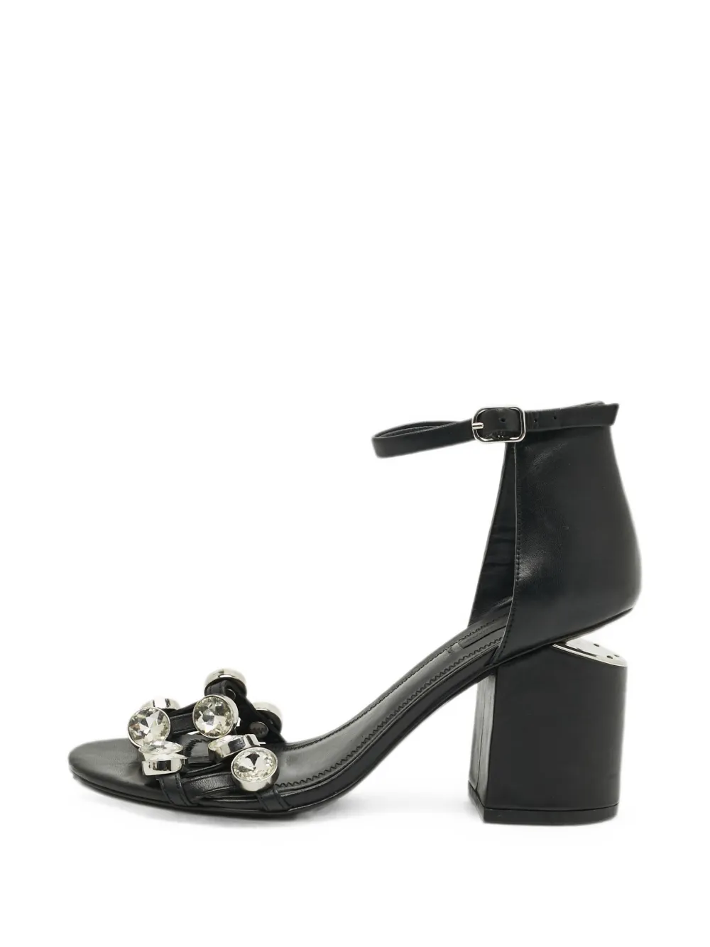 Alexander Wang Abby Sandalen mit Kristallen - Schwarz