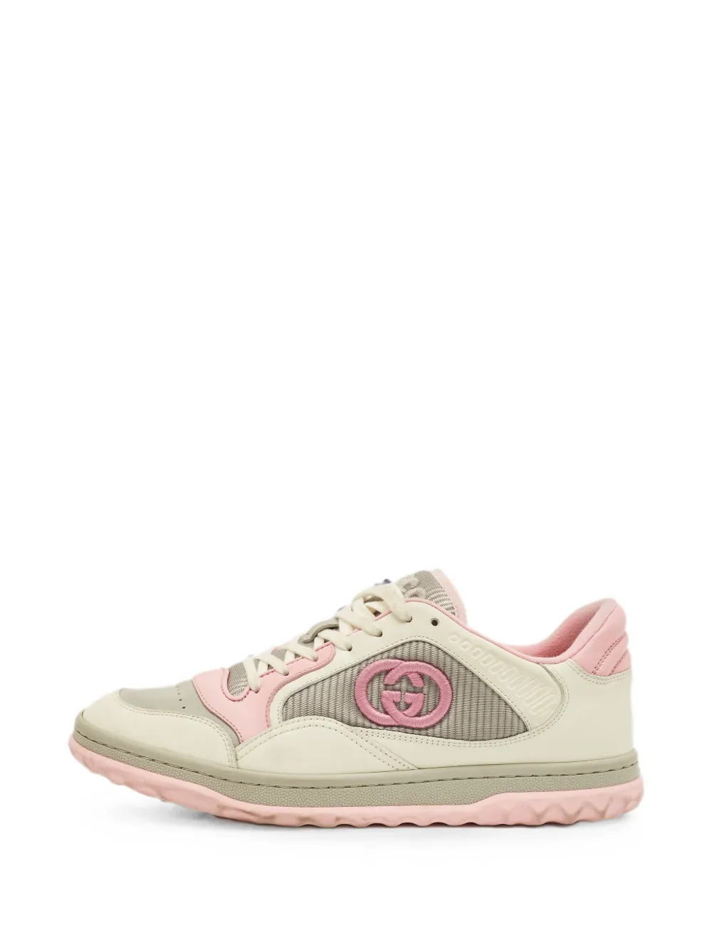 Gucci Pre-Owned Mac80 panelled sneakers - Nude