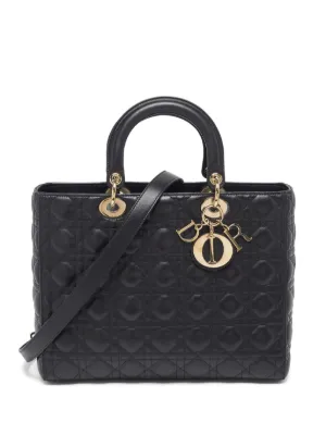 Christian Dior Pre-Owned 2015 Cannage Lady Dior two-way Handbag