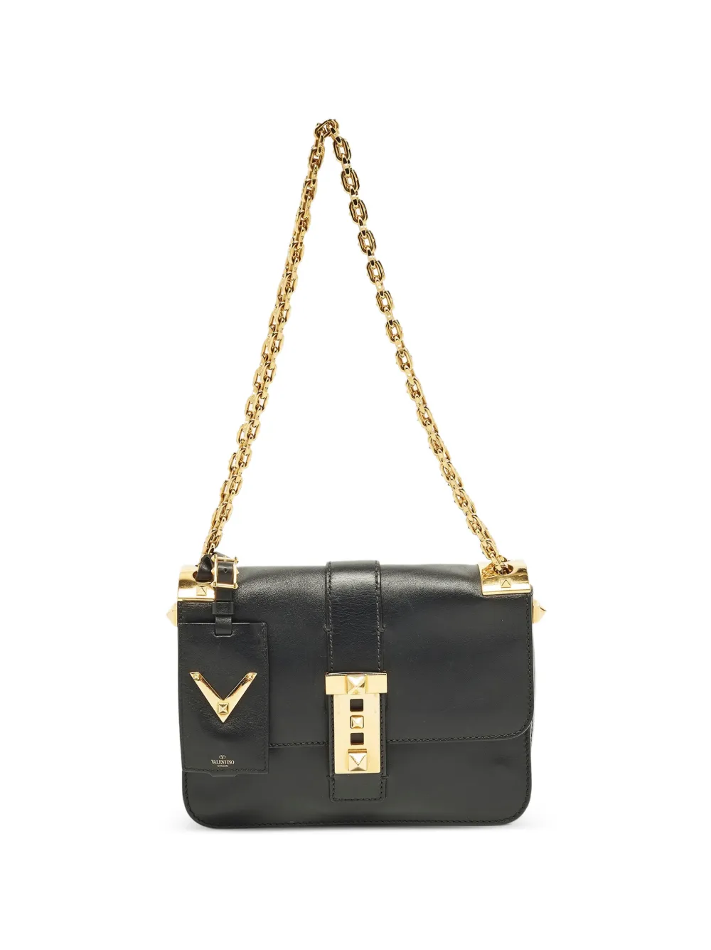 Valentino Garavani Pre-Owned B-Rockstud shoulder bag - Nero