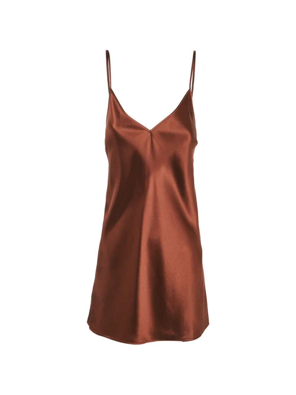 JOSEPH Clea satin cami top - Marrone