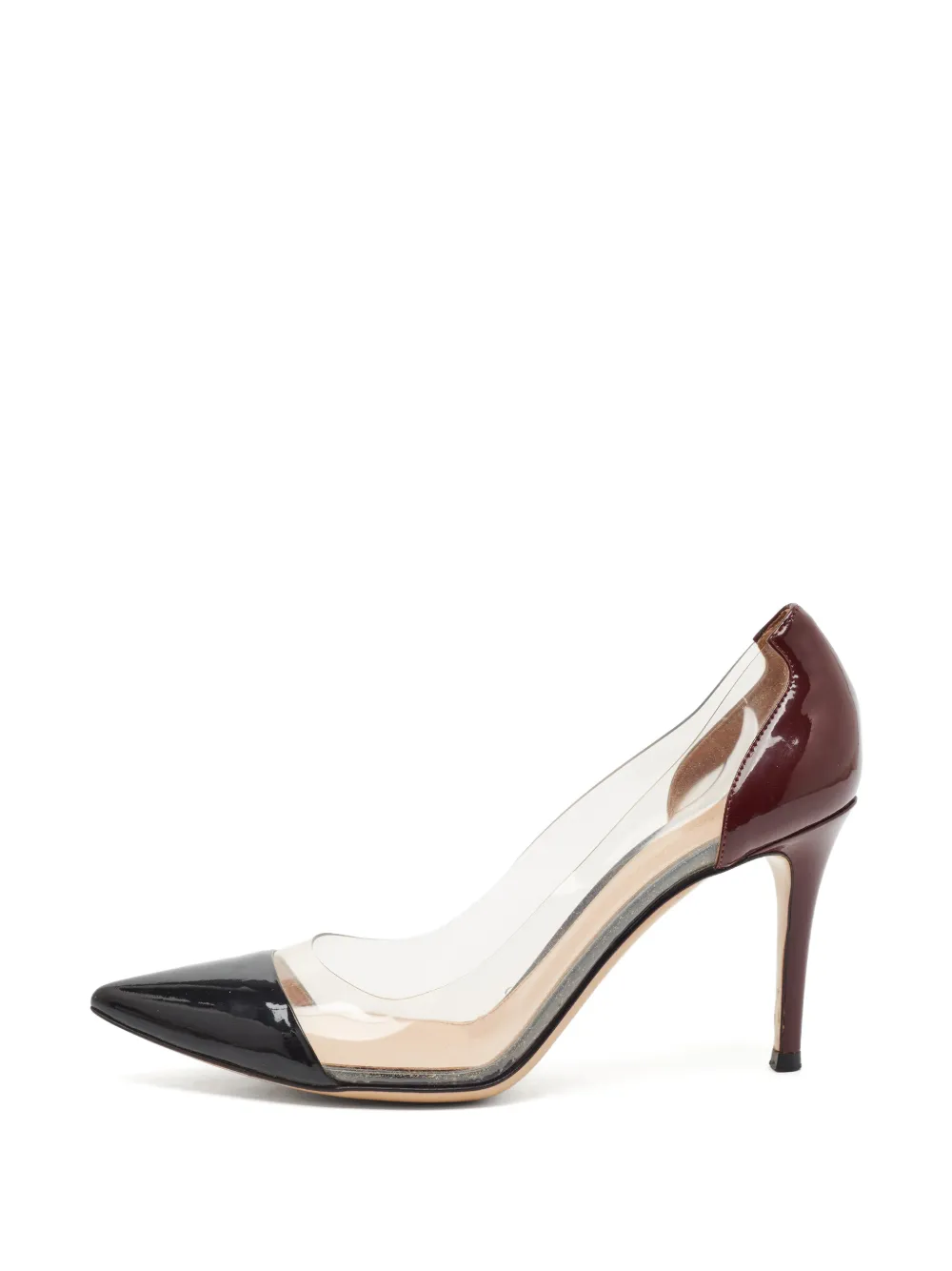 Gianvito Rossi Plexi pointed-toe pumps - Weiß