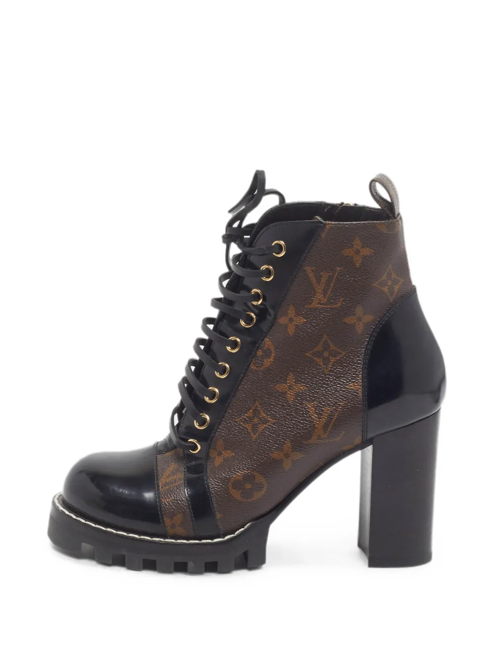 Louis Vuitton Pre-Owned Star Trail ankle boots - Braun