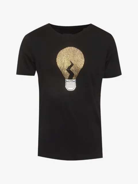 Fendi Pre-Owned lightbulb embellished T-shirt
