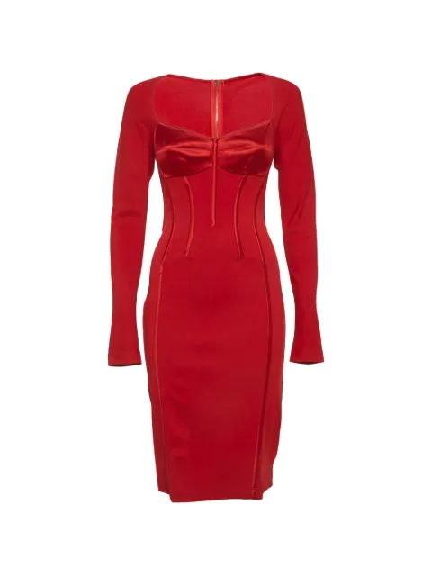 Dolce & Gabbana Pre-Owned mellemlang kjole i korset-stil