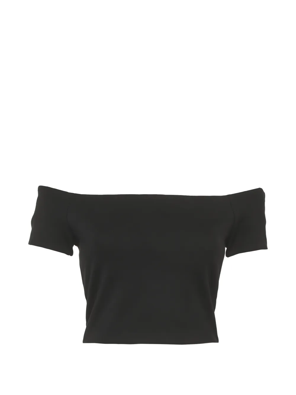 alice + olivia off-shoulder jersey top - Nero