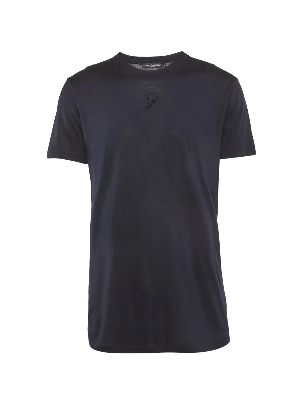 Dolce & Gabbana Pre-Owned embroidered crew-neck T-shirt - Blau