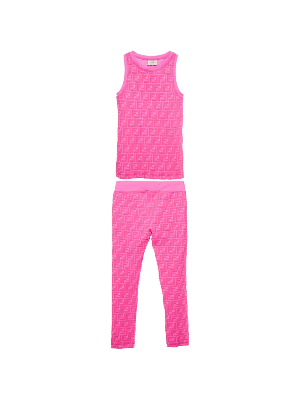 Fendi Pre-Owned FF print leggings set - Rosa