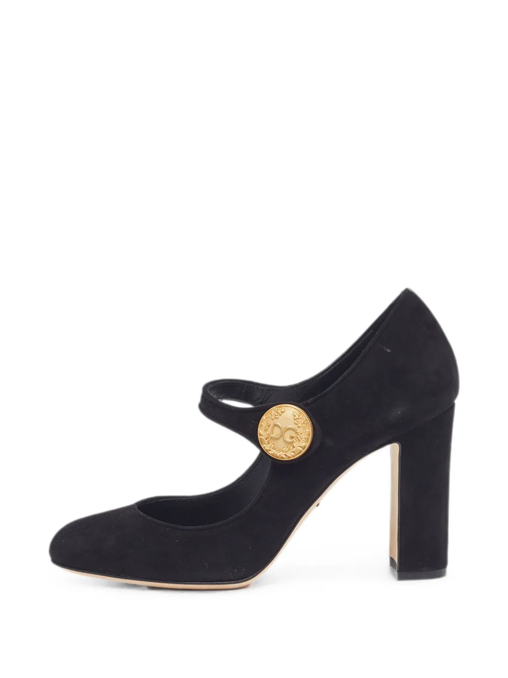 Dolce & Gabbana Pre-Owned Vally logo-button pumps - Nero