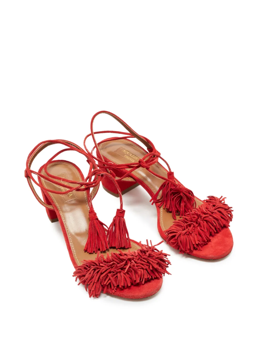 Aquazzura Wild Thing heeled sandals - Rot
