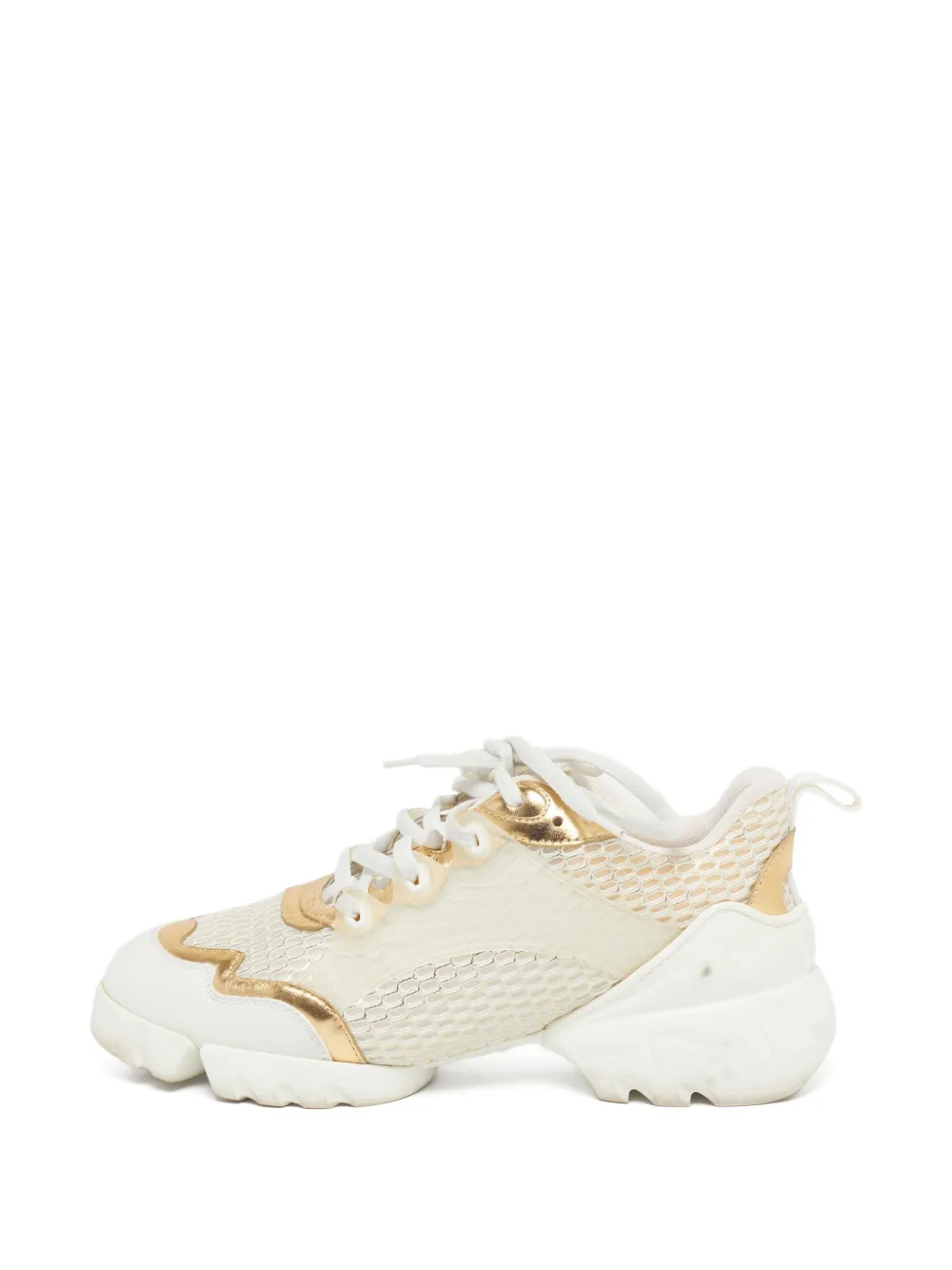 Christian Dior Pre-Owned D-Connect low-top sneakers - Nude
