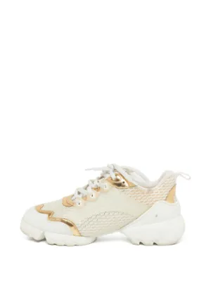 Christian Dior Pre-Owned D-Connect Sneakers | Neutrals | FARFETCH