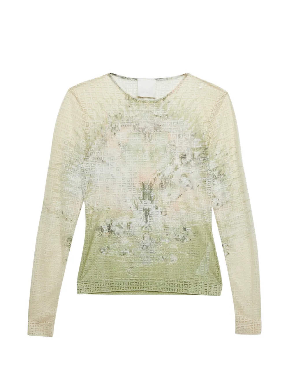 Givenchy Pre-Owned monogram-pattern T-shirt - Toni neutri