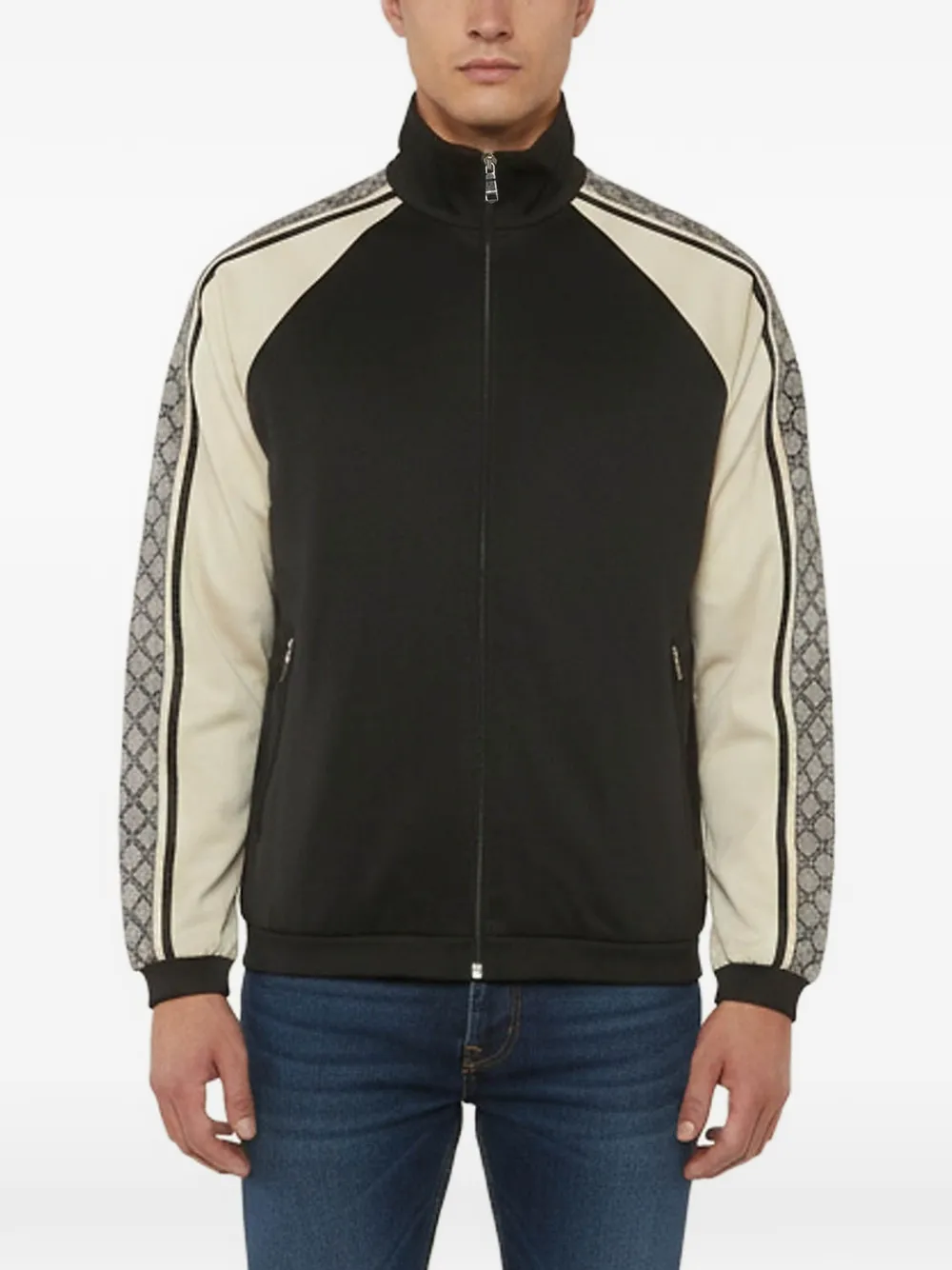 Gucci Pre-Owned GG shoulder stripe jacket - Schwarz
